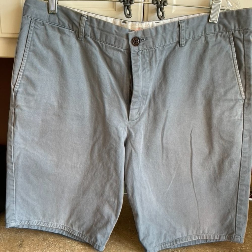 Men's Docker's Flat Front Shorts Light Blue Size 36